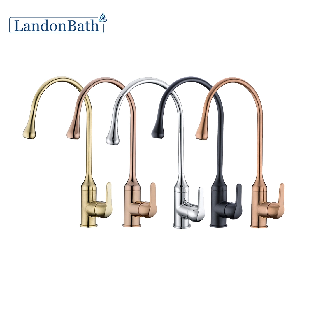 China Watermark Round Bathroom Basin Faucet Tap Sanitary Ware Kitchen Sink Faucet Single Hole Faucet Sample Customization