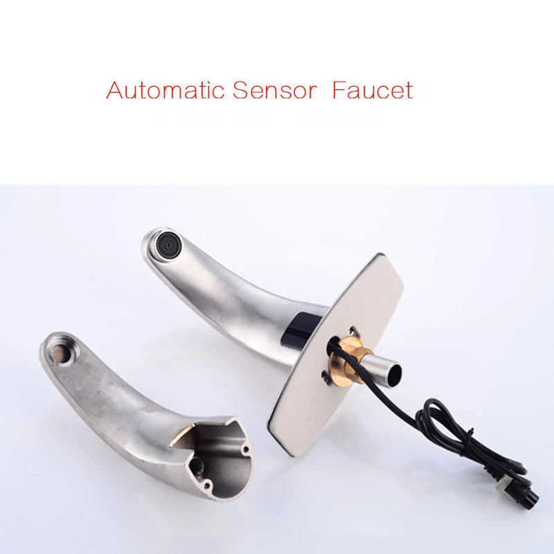 Modern Small Infrared Motion Sensor Faucet Hindware Sensor Tap Touchless Faucet Hands Free Kitchen Faucet Automatic Kitchen Faucet Sloan Automatic Faucet