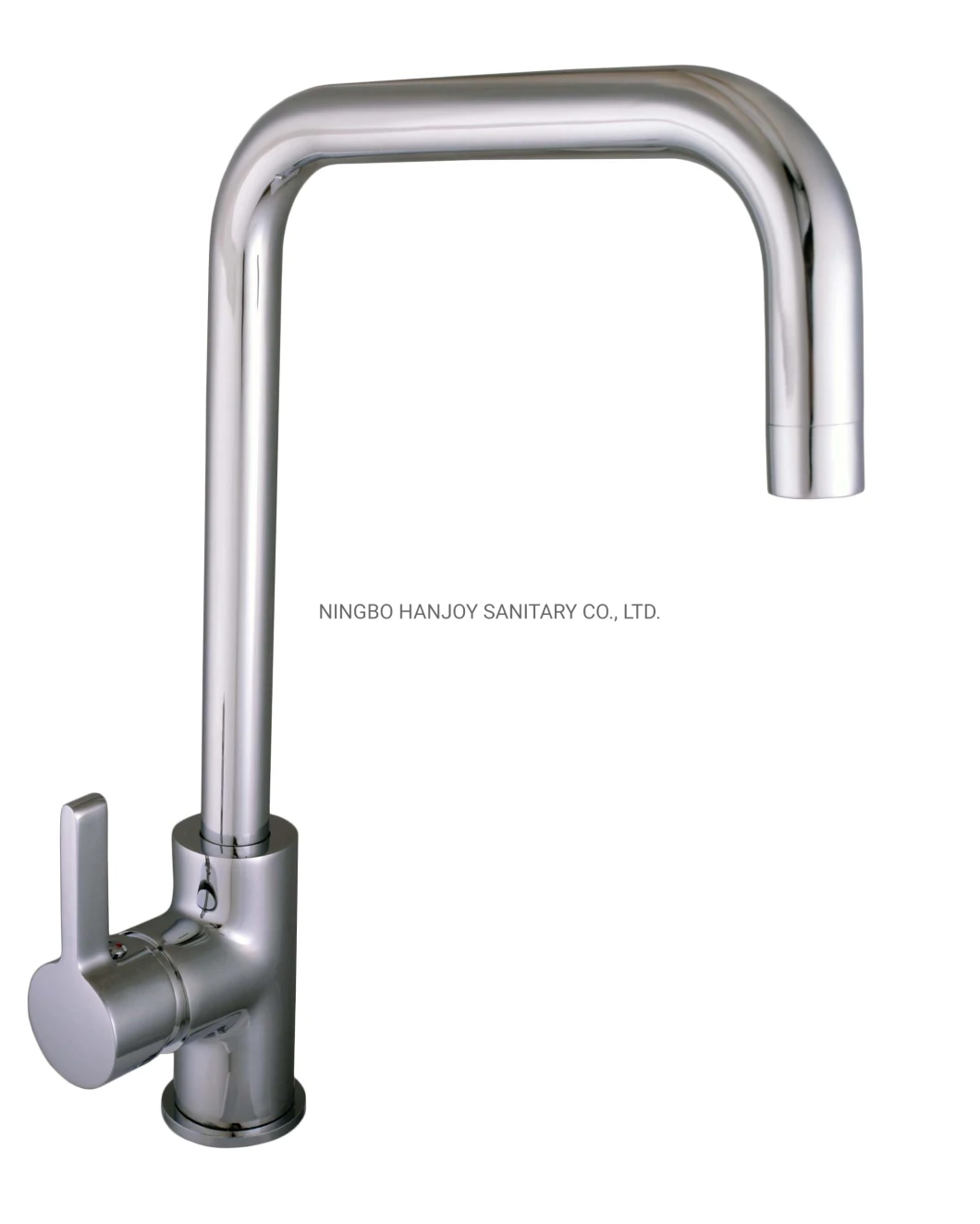 Chromed Single Handle Brass Sink Kitchen Faucet (H24-903S)