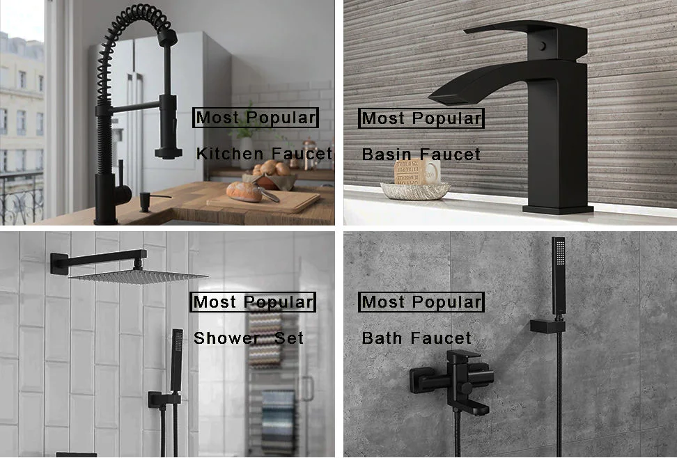 China Wholesale Shower Head Gun Metal Rainfall Bathroom Brass Faucet Mixer Tap Thermostatic Tapware Shower