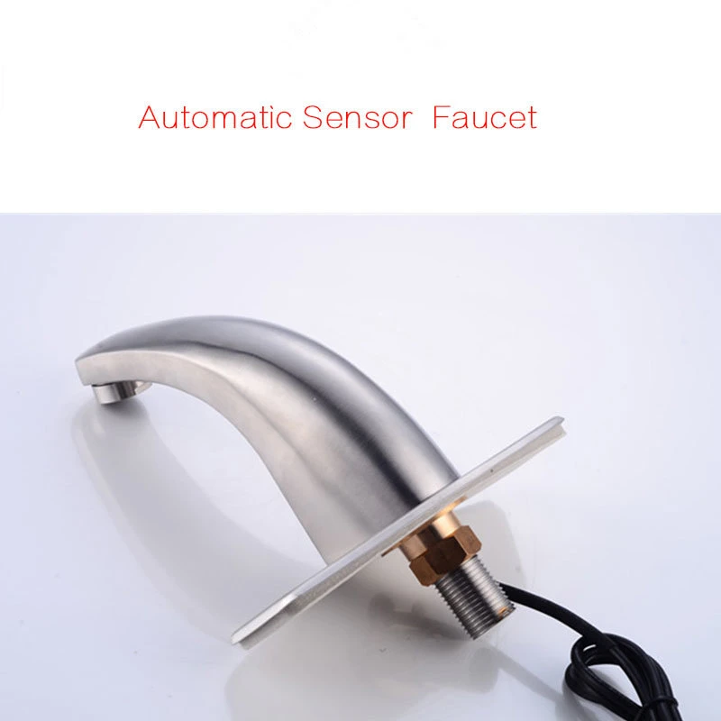 Modern Small Infrared Motion Sensor Faucet Hindware Sensor Tap Touchless Faucet Hands Free Kitchen Faucet Automatic Kitchen Faucet Sloan Automatic Faucet