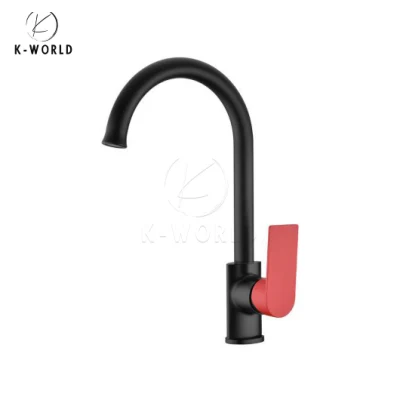 K-World a Series Matte Black Digital Kitchen Faucet Manufacturers OEM Custom Purifed Water Kitchen Faucet China Fast European Kitchen Faucet