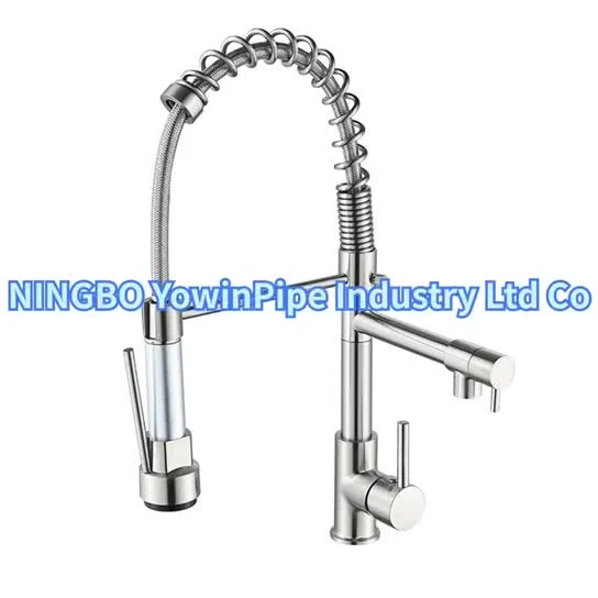 Commercial Pull Down Sprayer Brass High Quality Mixer Kitchen Faucet