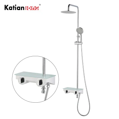 Factory Bathroom Fittings Bath Set Thermostatic Shower Mixer Column